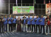 Anggota DPR RI Hadiri Penutupan Tenis Lapangan Kapolres Cup I dan Saksikan Turnamen Volly Cup I di Polres Bima Kota