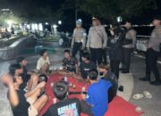 Personel Gabungan Polres Bima Kota Laksanakan Kegiatan Rutin yang Ditingkatkan (KRYD), Antisipasi Gangguan Keamanan