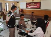 ‎Peringati Hari Jadi Humas Polri ke-74, Polres Bima Kota Gelar Donor Darah Serentak