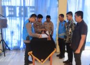 Polres Loteng Gelar Penandatanganan Pakta Integritas Penerimaan Bintara Brimob Polri T.A 2026. ‎