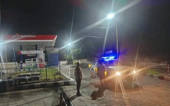 Polres Loteng Tingkatkan Patroli ke Sejumlah SPBU Jelang Tahun Baru
