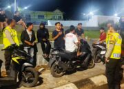 Polsek Taliwang melaksanakan patroli dialogis di sejumlah titik strategis di seputaran Kota