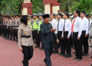 Jamin Keamanan Nataru, Polres Sumbawa Gelar Apel Pasukan Operasi Lilin Rinjani 2025