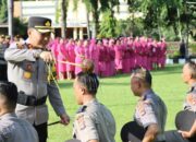 Kenaikan Pangkat Personel Polres Lobar Akhir Tahun 2025