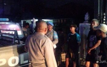 Personel Polres Bima Kota Bersama Polsek Asakota Laksanakan Patroli Cipta Kondisi Pasca Keributan Antar Pemuda