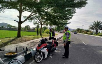 Polisi Perketat Pengawasan Jalur Bypass BIL Lombok Barat