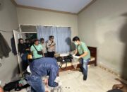 Polres Loteng Olah TKP Penemuan Mayat di Kelurahan Praya. ‎