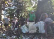 Sinergi TNI-Polri dan Pemerintah Kecamatan Moyo Hulu Gelar Gotong Royong Massal