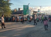 Meriahkan Hultah Ke-30 Ponpes NW Padasuka, Polsek Lunyuk Kawal Pawai Alegoris Ribuan Santri