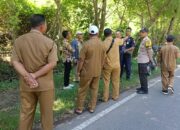 Bhabinkamtibmas Tarusa Dampingi Tim Dinas Kelautan Tinjau Reklamasi Ilegal di Pantai Air Tawar