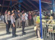 Penuh Antusiasme, Begini Skema Pengamanan Humanis Polres Lobar Saat Lepas Tamu Allah Menuju Asrama Haji