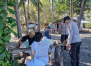 Patroli Wisata Polsek Gangga, Jaga Keamanan Pengunjung dan Antisipasi Cuaca Buruk di Kawasan Pantai