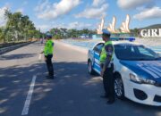 Satlantas Polres Lombok Barat Jaga Ketat Jalan Soekarno Hatta Gerung, Antisipasi Balap Liar dan Kriminalitas Sore Hari