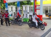 Waspada Gangguan Kamtibmas, Polres Lombok Barat Perketat Pengamanan SPBU Labuan Tereng Hari Ini