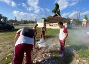 Dukung Program Indonesia Asri, Polres Bima Kota Gelar Korvei Bersama di Lingkungan Mako
