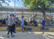 Polsek Kawasan Pelabuhan Laut Tano Gelar Patroli Dialogis, Imbau Penumpang Utamakan Keselamatan dan Keamanan