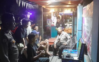 Patroli Blue Light Polsek Rasanae Timur, Imbau Pemuda Jauhi Miras, Narkoba dan Balap Liar