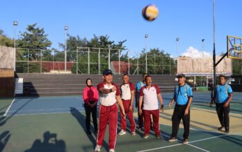 Meriahkan HUT Bhayangkara ke-80, Polres Bima Kota Gelar Turnamen Voli dan Tenis Meja